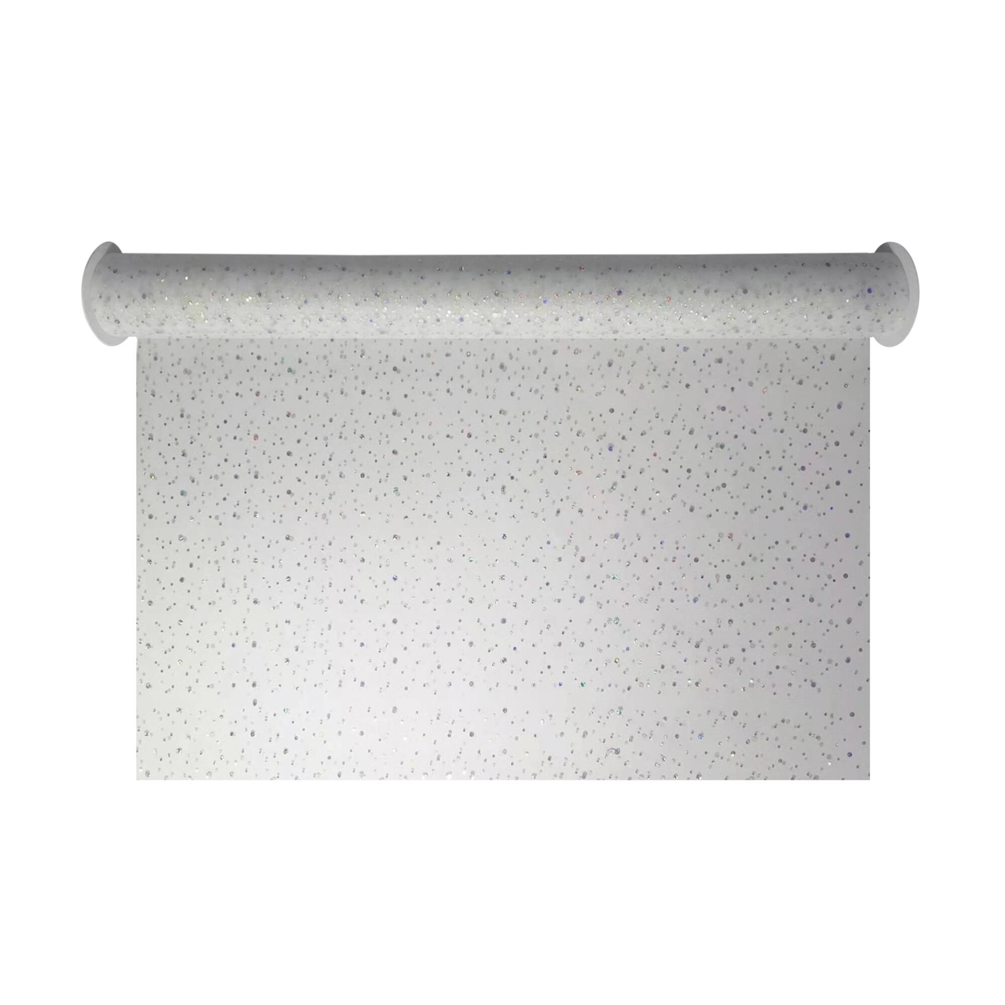 54" x 9yd. White Holographic Dot Tulle by Celebrate It™
